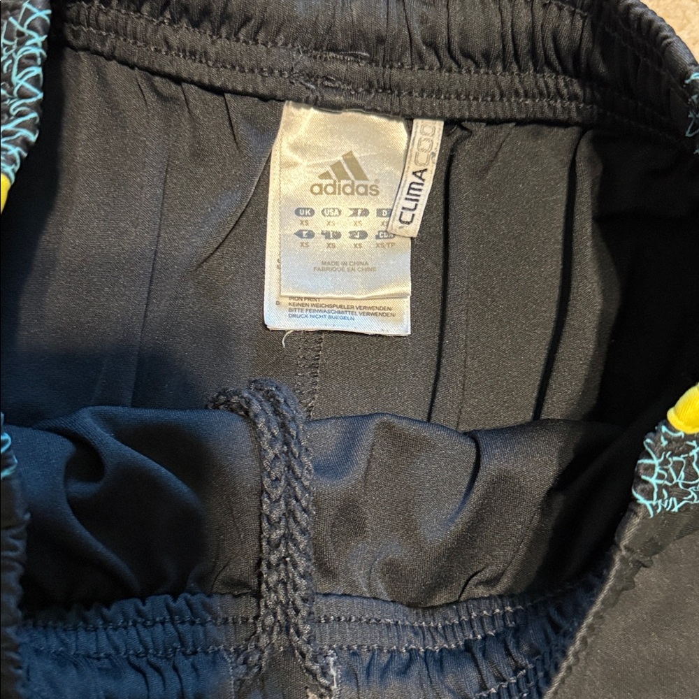 Adidas Climacool Purple, grey, and Black Shorts athletic 3 pairs XS drawstring - Picture 6 of 9